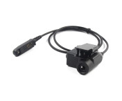 För Baofeng UV-9R UV-9R Plus UV-XS Ham Radio Walkie Talkie U94 PTT Headset Adapter