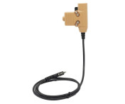 för Baofeng Kenwood HYT TYT HAM Radio Walkie Talkie U94 PTT Headset Adapter