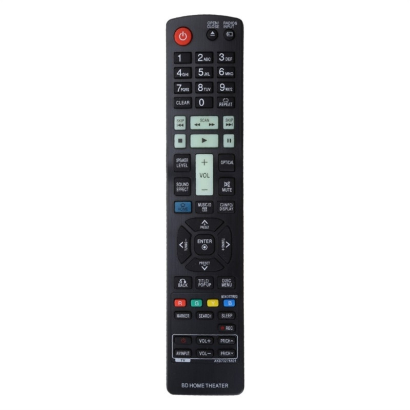 Udskiftning af fjernbetjening til AKB73275501 til LG Blu-ray DVD-afspiller