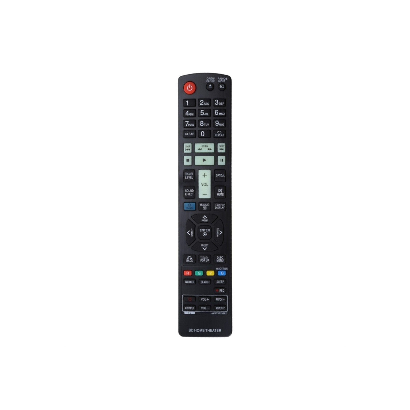 Kaukosäätimen vaihto AKB73275501:lle LG Blu-ray DVD -soittimelle