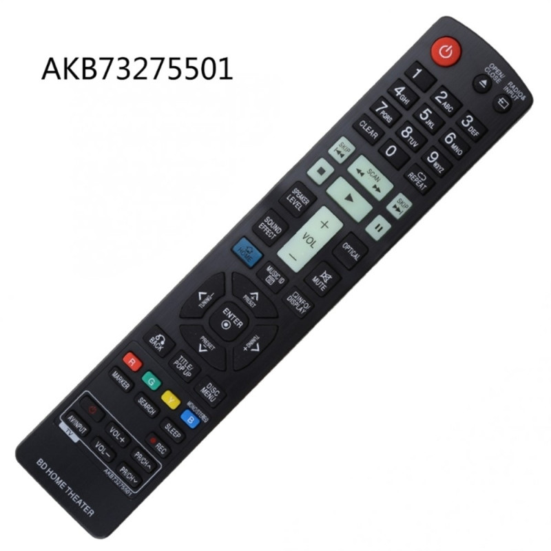 Remote Control Replacement for AKB73275501 For LG Blu-Ray DVD Player