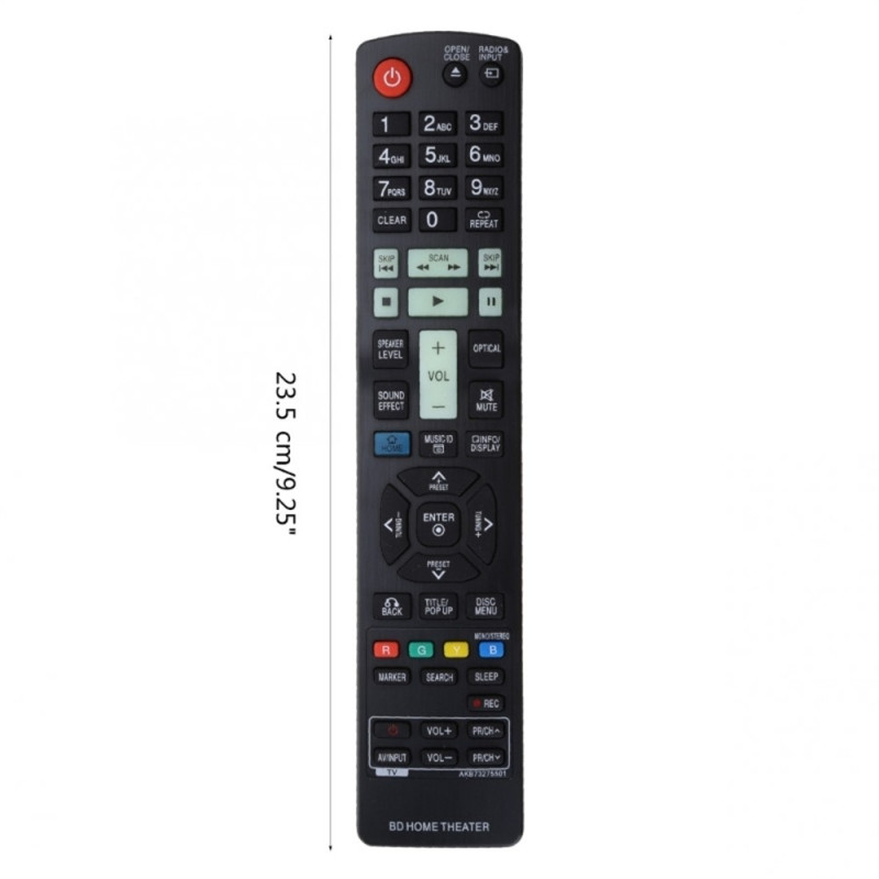 Fjernkontrollerstatning for AKB73275501 for LG Blu-ray DVD-spiller