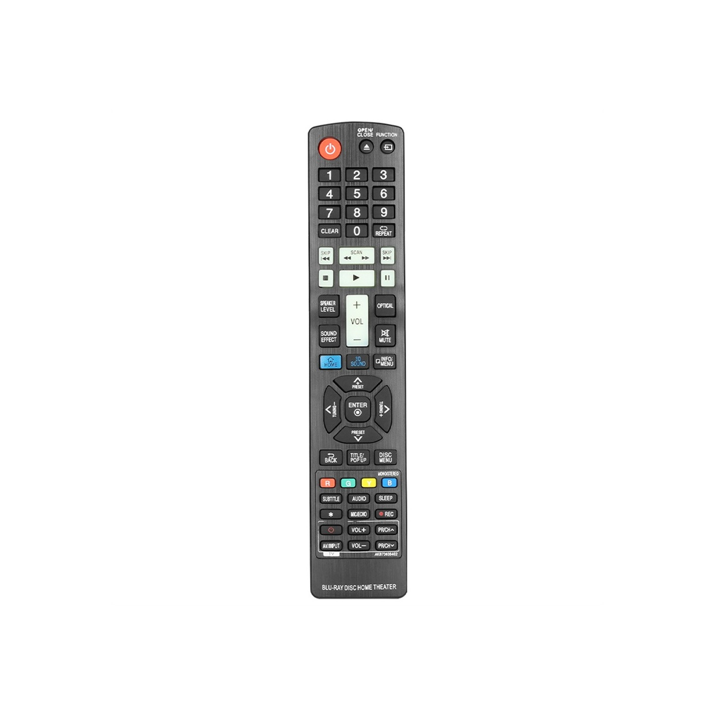 Remote Control Replacement for AKB73635402 For LG Blu-Ray DVD Player