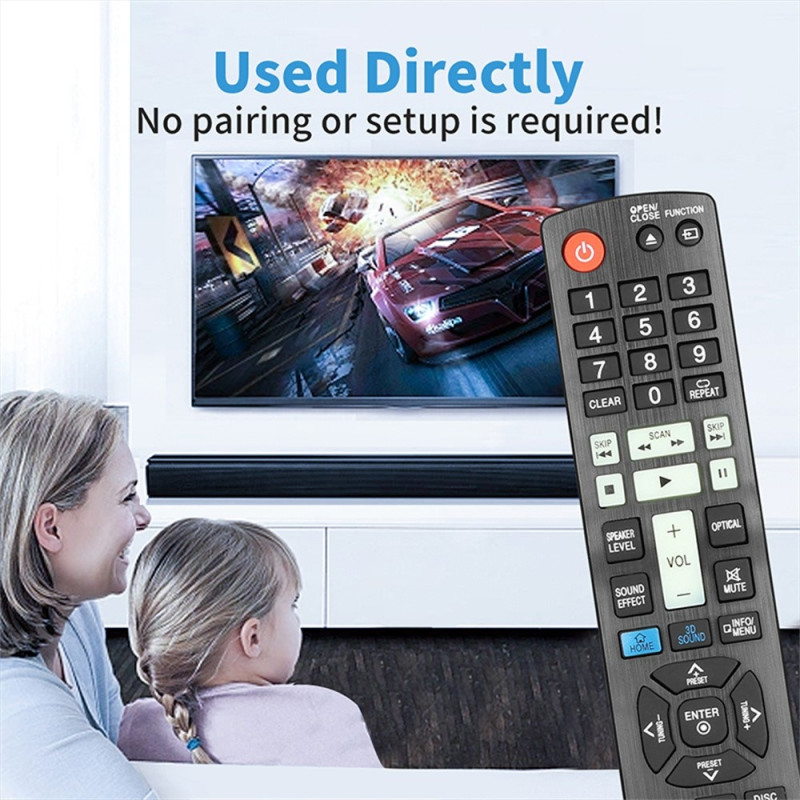 Remote Control Replacement for AKB73635402 For LG Blu-Ray DVD Player