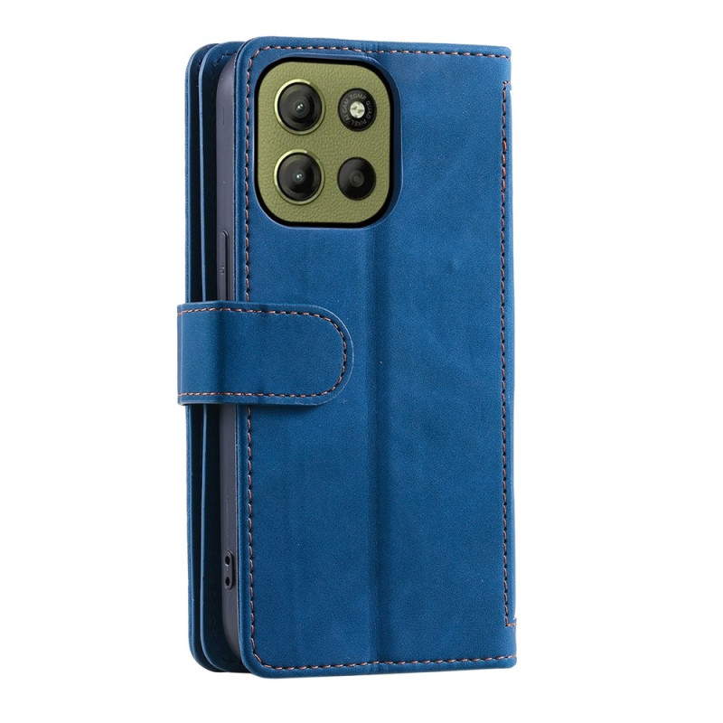 Motorola Moto G17 Power 4G / G17 4G / G15 Power 4G / G15 4G Lompakkokotelo Vetoketju 9 Korttipaikkaa Teline