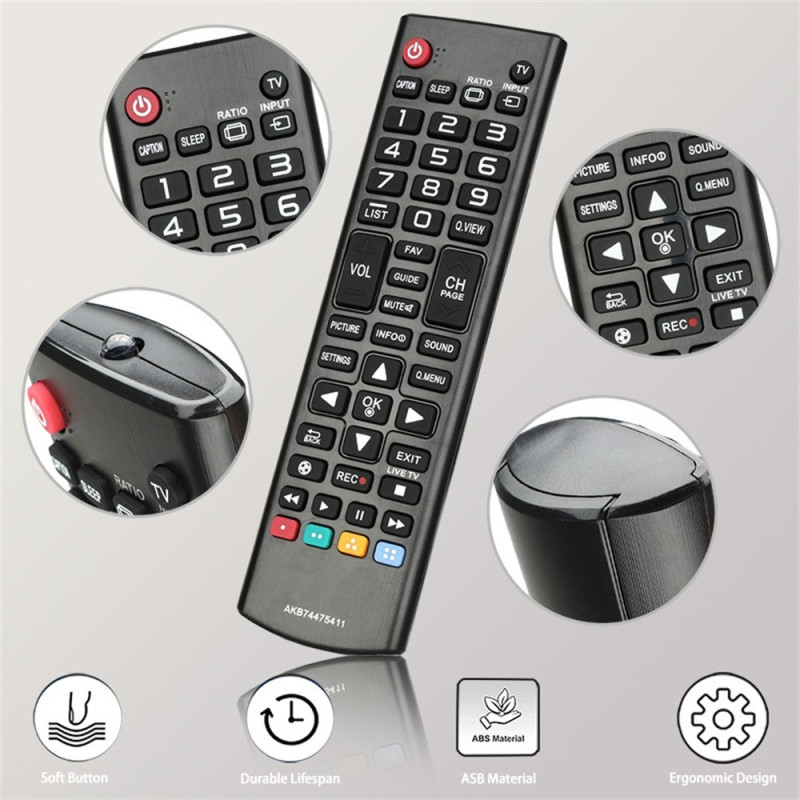 Television kaukosäädin Korvaa AKB74475411 LG TV:lle