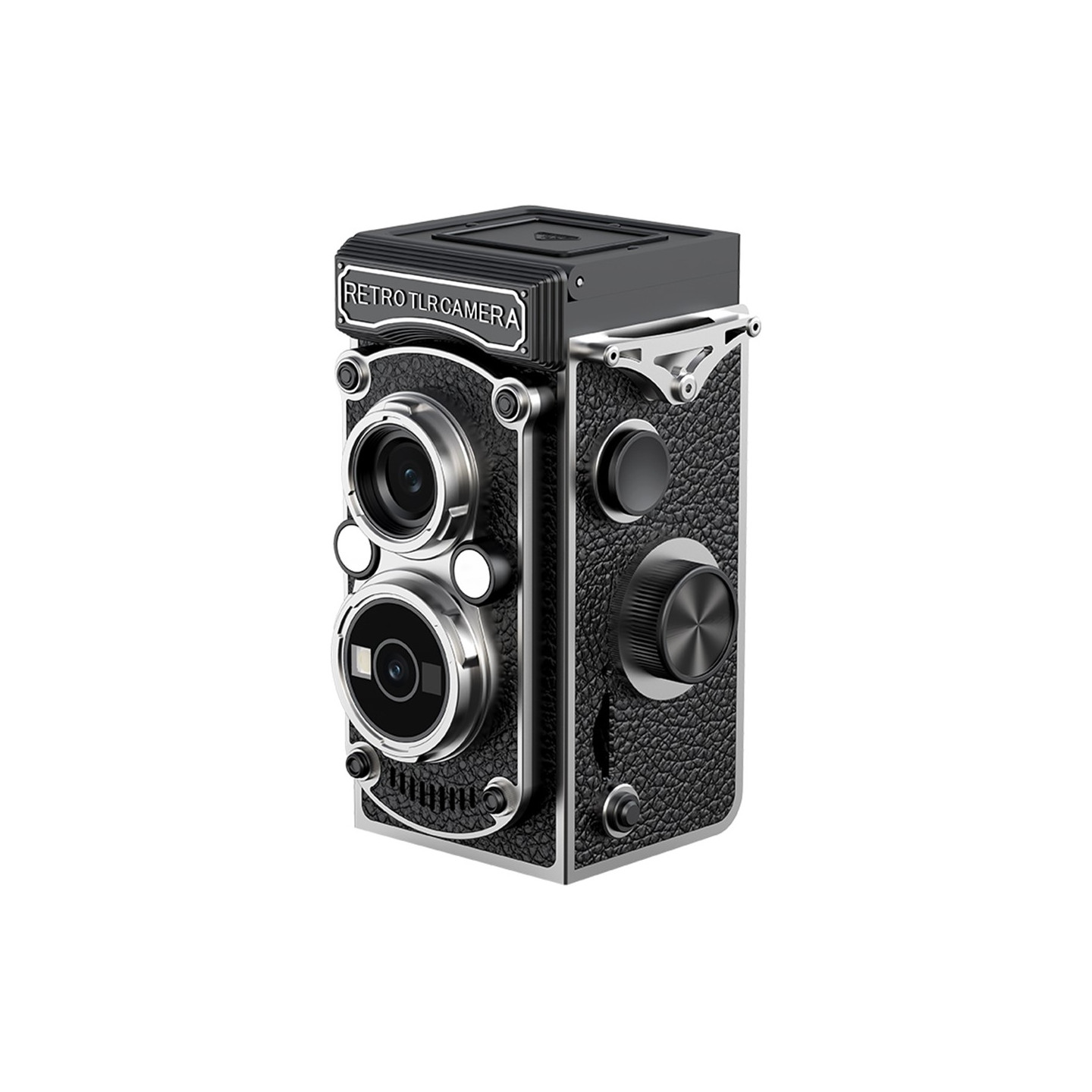 1,54 tuuman retro TLR-digikamera HD Photo 48MP 1080P manuaalitarkennus valokuvaukseen