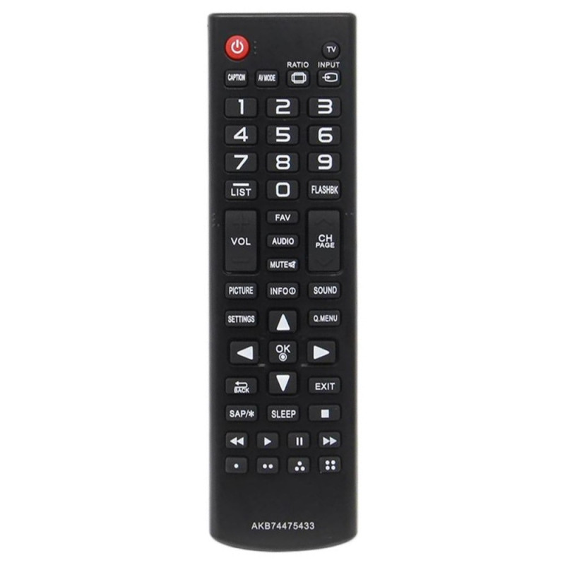 TV remote control Replacement for AKB74475433 For LG TV