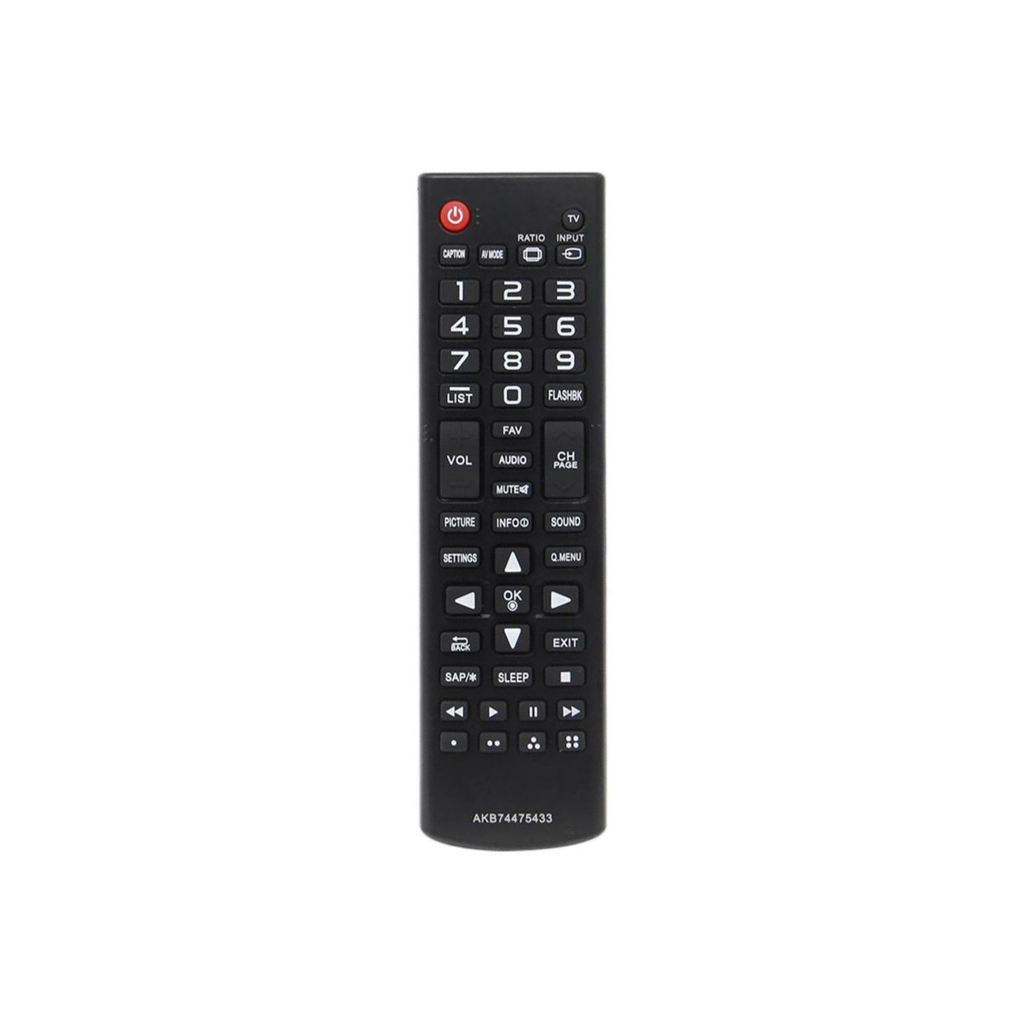 Television kaukosäädin Korvaa AKB74475433 LG TV:lle