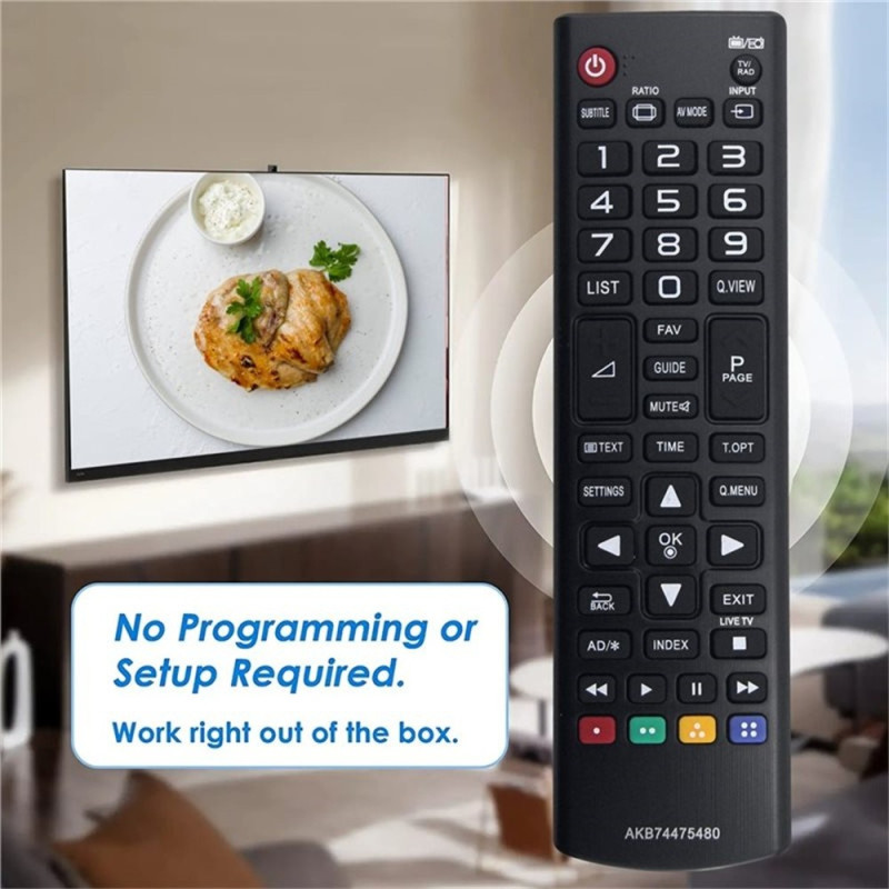 TV fjernbetjening Erstatning for AKB74475480 Til LG TV