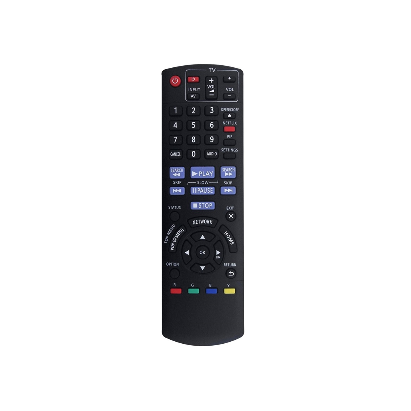 Remote Control Replacement for N2QAYB000734 For Panasonic Blu-Ray DVD Player