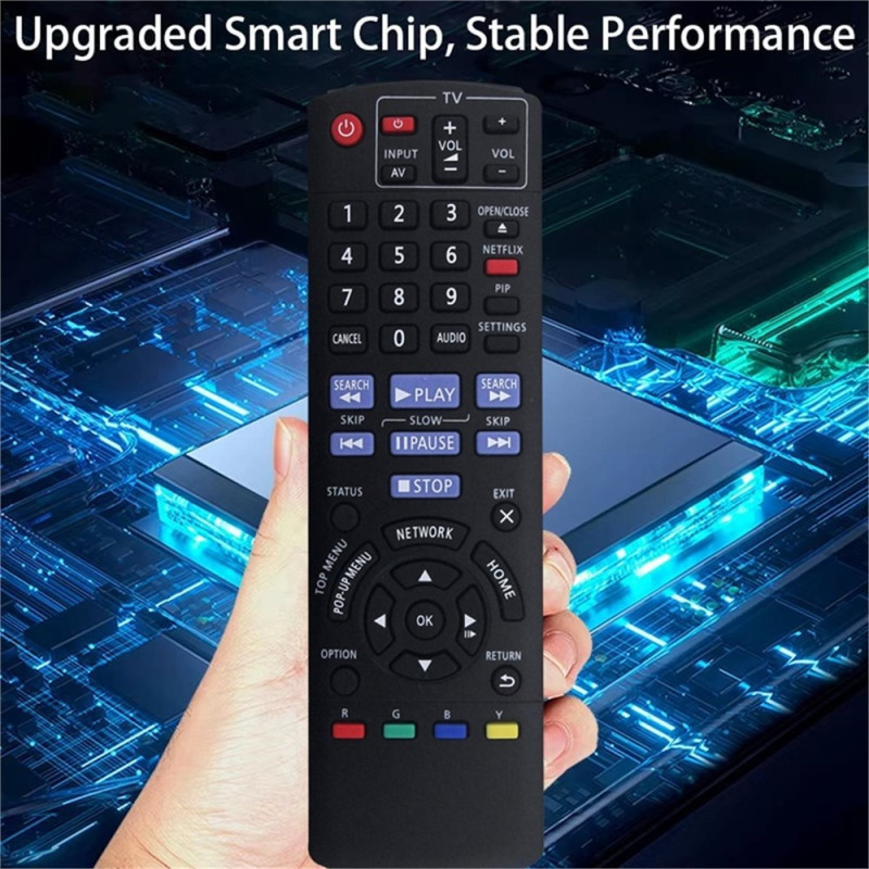 Remote Control Replacement for N2QAYB000734 For Panasonic Blu-Ray DVD Player