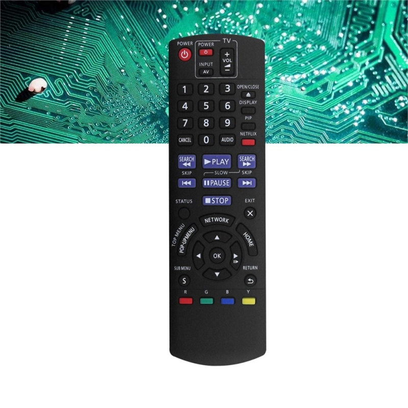 Udskiftning af fjernbetjening til N2QAYB000575 til Panasonic Blu-ray DVD-afspiller