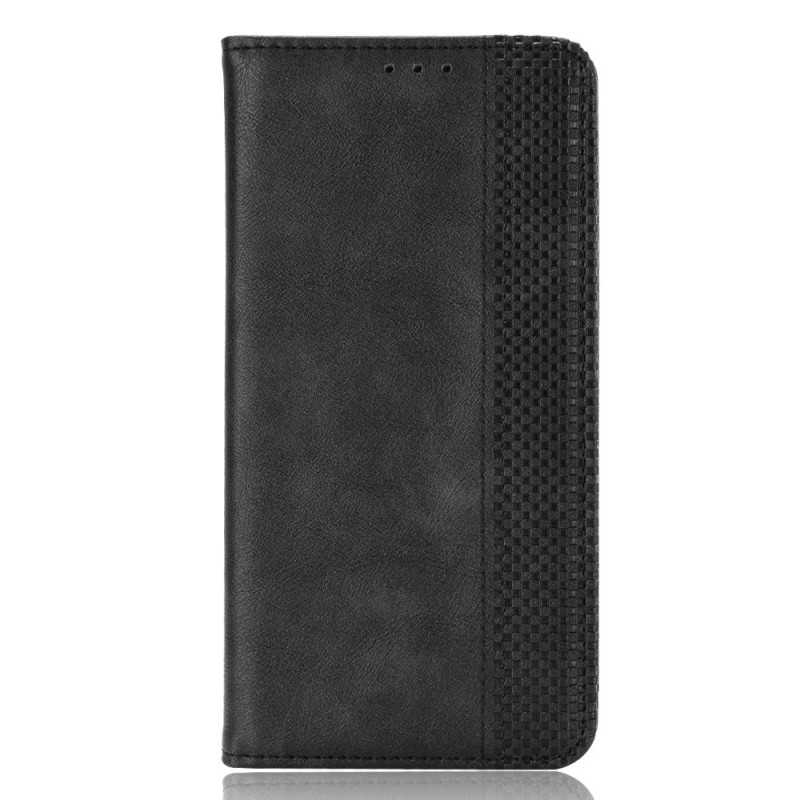 Til Motorola Moto G17 Power 4G / G17 4G / G15 4G / G15 Power 4G Lommebokdeksel Retro tekstur stativ 