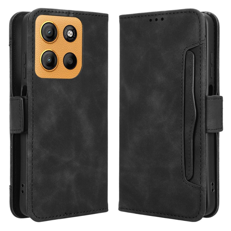 Til Motorola Moto G17 Power 4G / G17 4G / G15 4G / G15 Power 4G Pungcover med aftagelig kortholder og flere kortlommer 