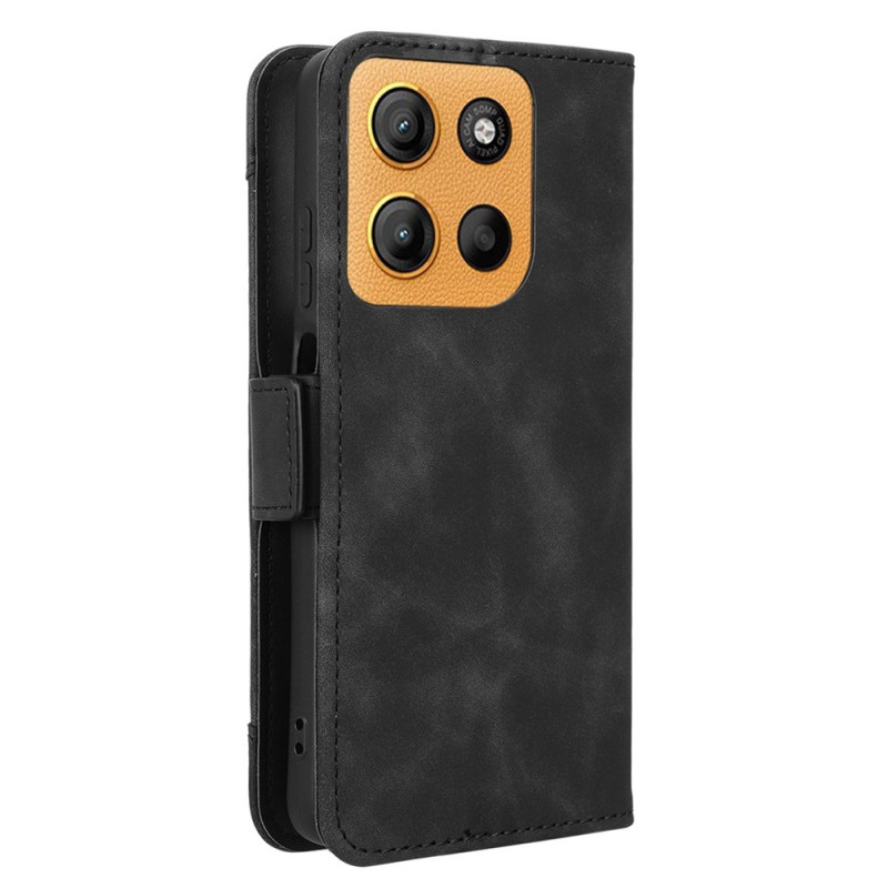 Till Motorola Moto G17 Power 4G / G17 4G / G15 4G / G15 Power 4G Plånboksfodral med avtagbar korthållare och flera kortfack