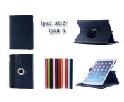 Fodral iPad Air 2, 360 rotation - Mörkrosa