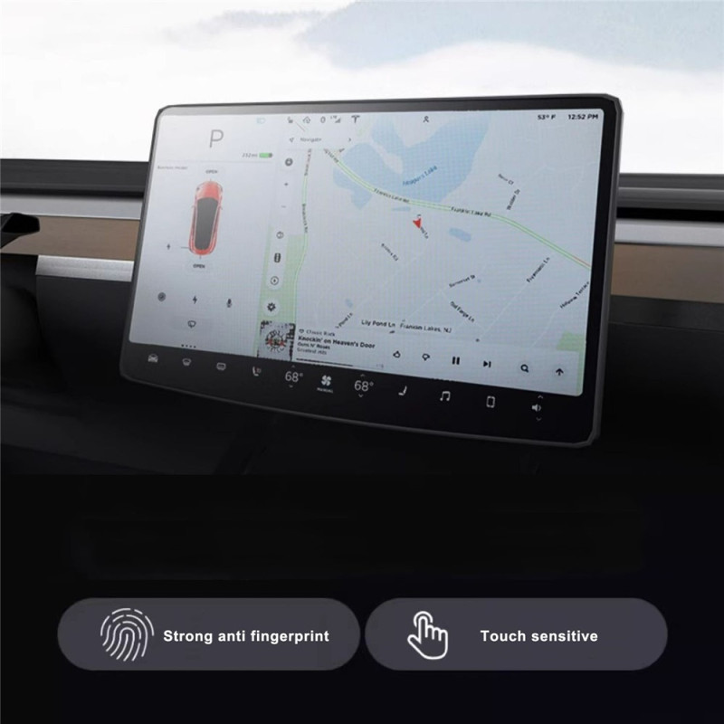 Skärmskydd i härdat glas för Tesla Model Y (2021-2024) / Model 3 (2017-2022)