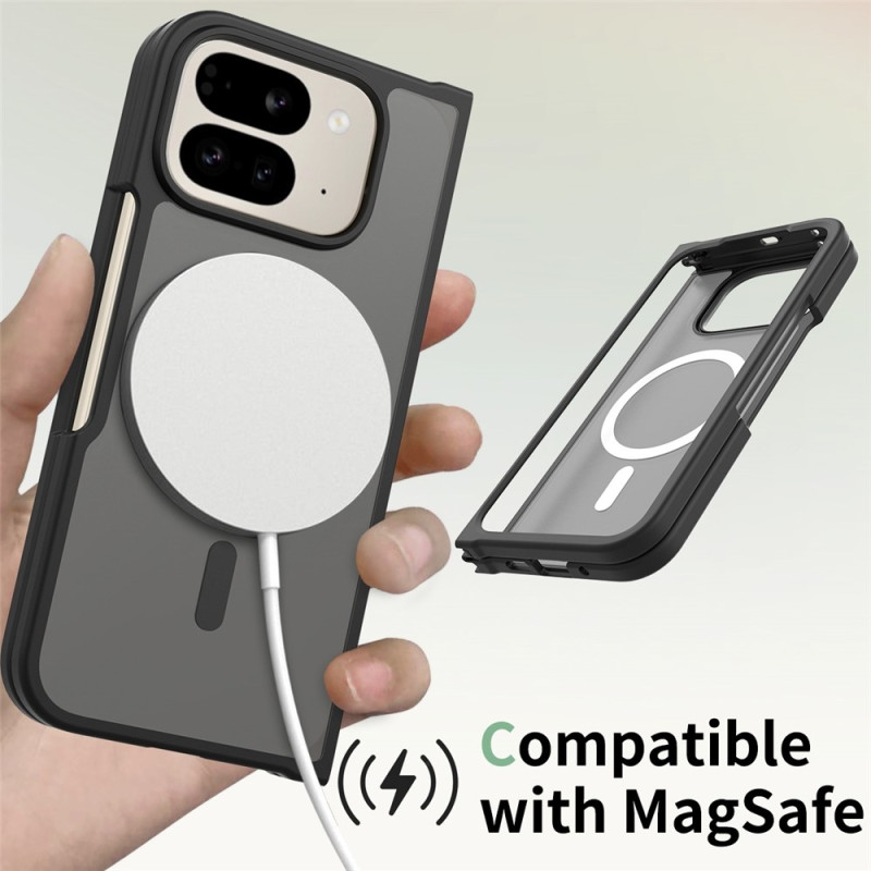For Google Pixel 10 Pro Fold Magnetic Case TPU Frame Acrylic Phone Protection Case