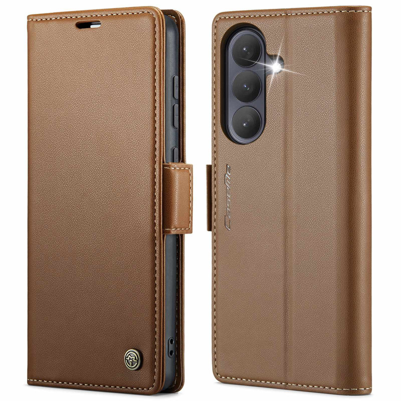 Till Samsung Galaxy A37 5G CASEME plånboksfodral med stativ och litchitextur