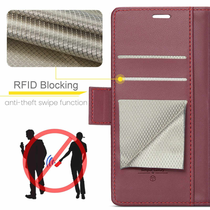 CASEME Plånboksfodral Samsung Galaxy S26 Ultra - Röd