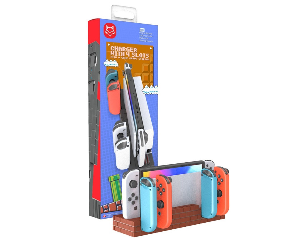 Kompatibel med Nintendo Switch Switch OLED Joy-Con-kontroller Laddning docka