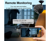 Hemövervakning WiFi-kamera Mobiltelefon Fjärrövervakning Night Vision-kamera