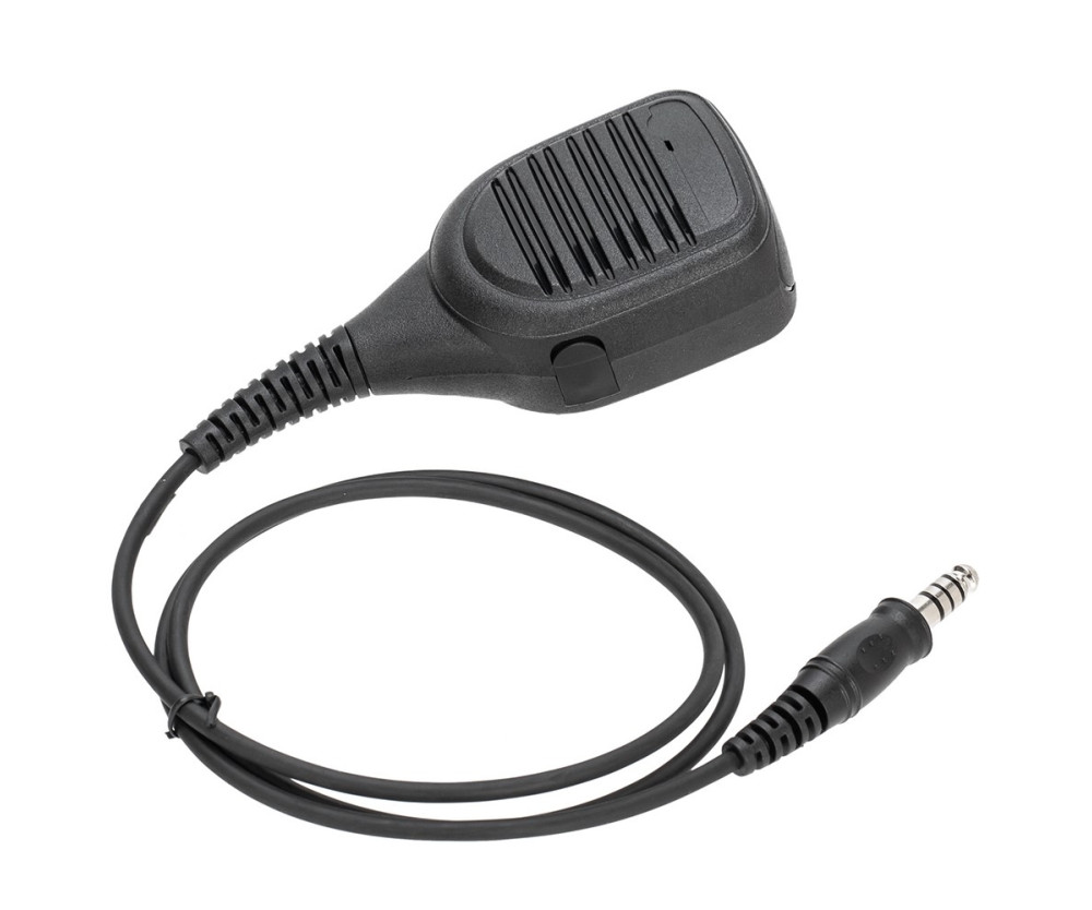 Universal Walkie Talkie 7,1 mm Audio Jack Ham Radio Högtalarmikrofon