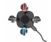 Kompatibel med Nintendo Switch + OLED Joy-Con-kontroller 4-i-1 laddningsstation