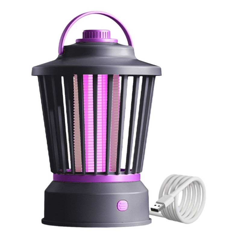 Myggfelle 360° elektrisk felle 3000V insektdreperlampe innendørs utendørs