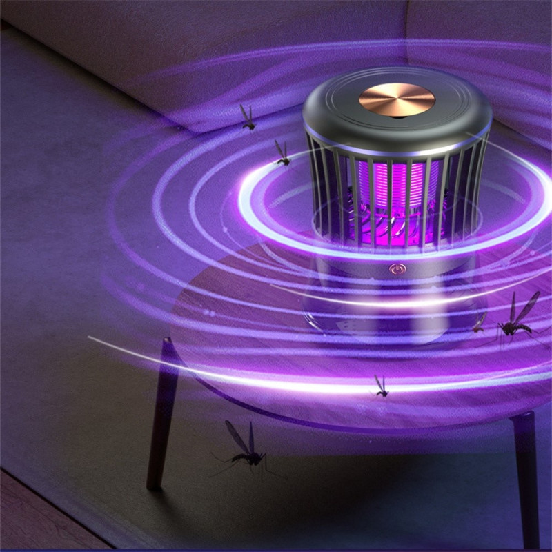 Mygg insektfelle myggdreperlampe UV-lysfelle 368nm elektrisk insektfelle