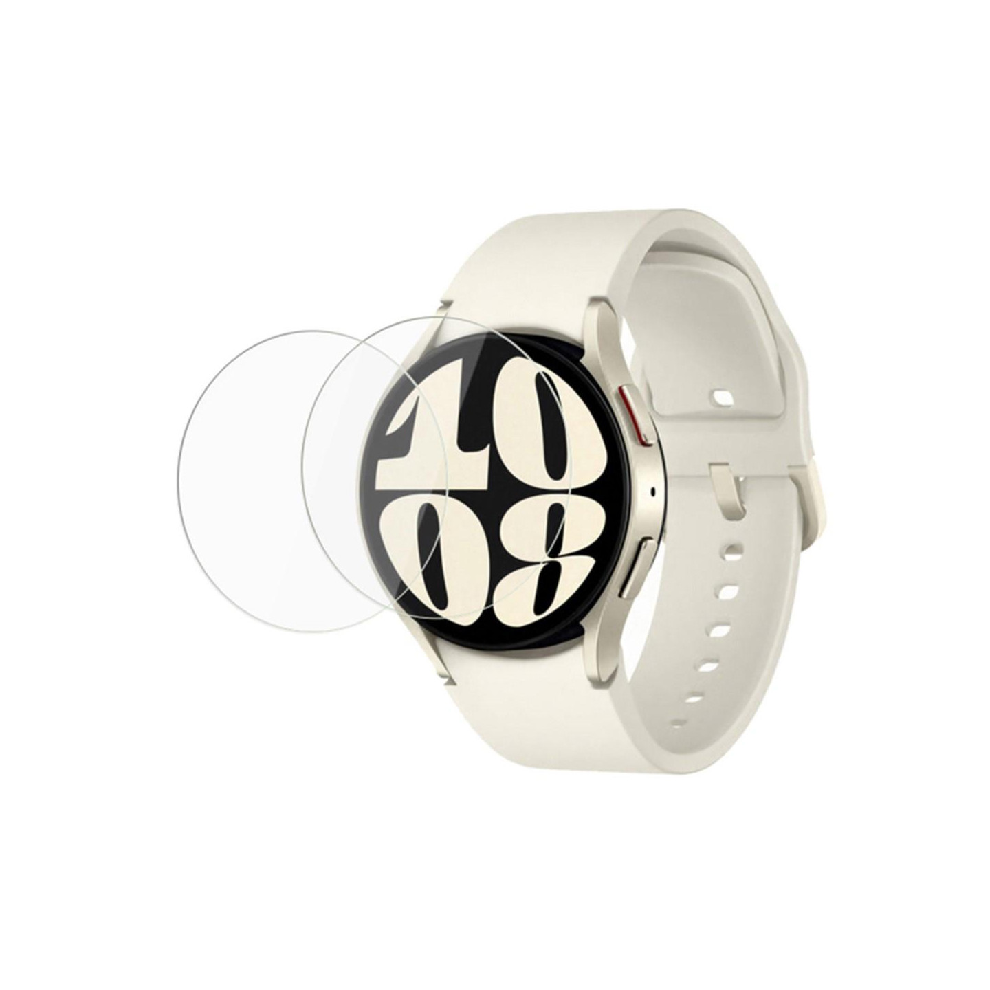 2stk Ultra klart herdet glass til Samsung Galaxy Watch6 47mm