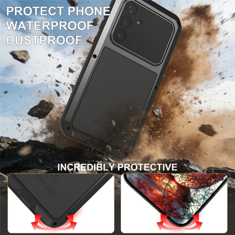 Samsung Galaxy S26+ (Plus) Love Mei -kotelo, panssarisuojakuori + karkaistu lasi