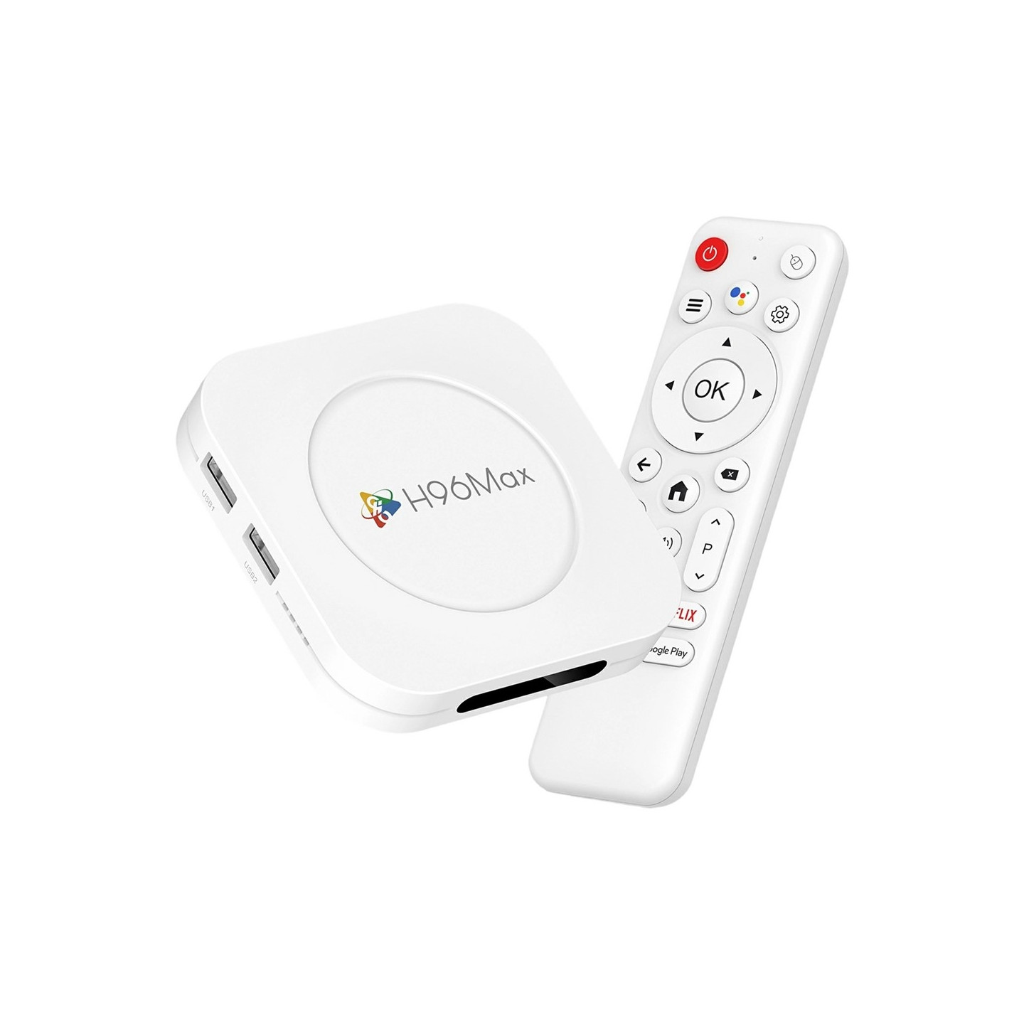 H96 MAX M1 Plus 8K Android TV-boks 4+32GB WiFi6 BT5.4 Taleassistent Mediaspiller