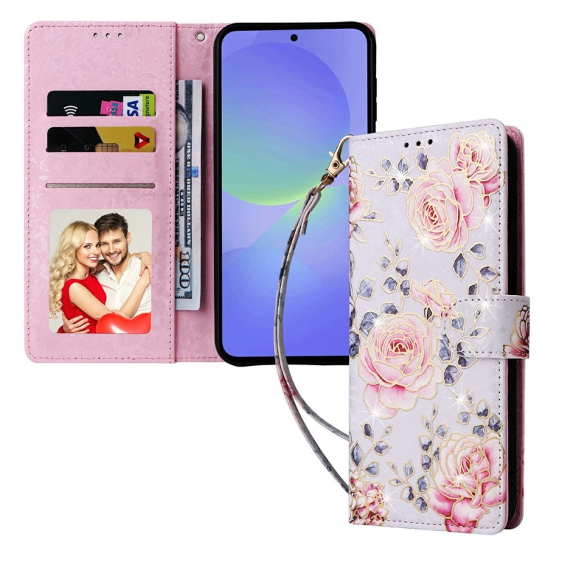 Till Samsung Galaxy A37 5G blomsterfodral