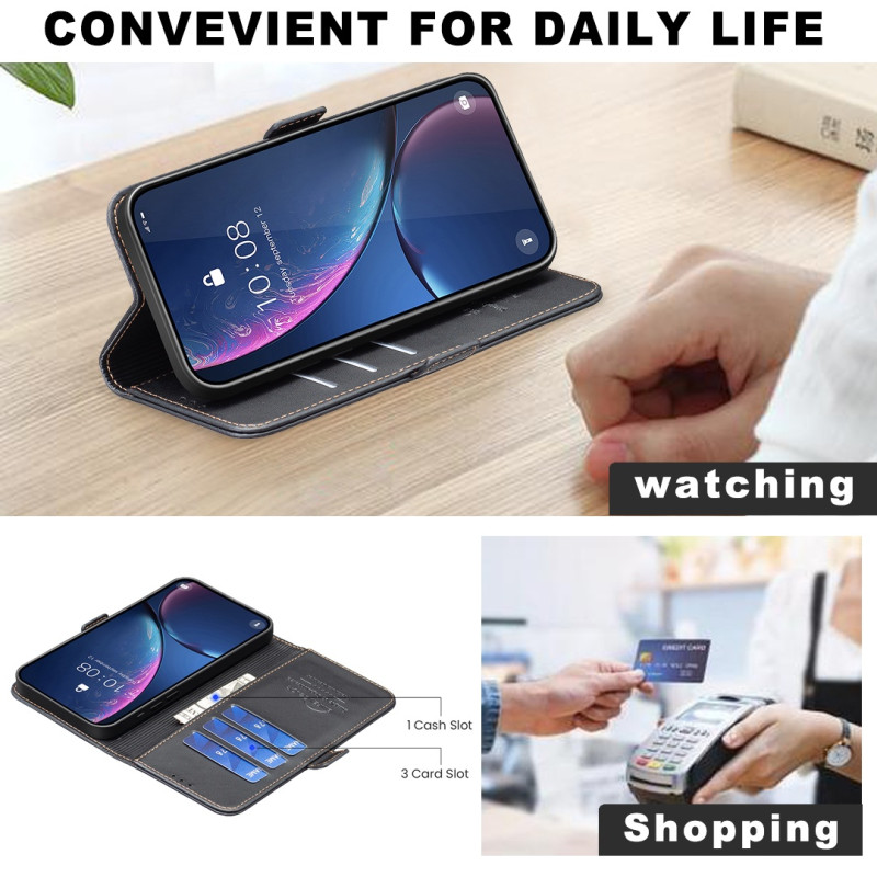 For Samsung Galaxy A37 5G BINFEN COLOR Phone Wallet Case