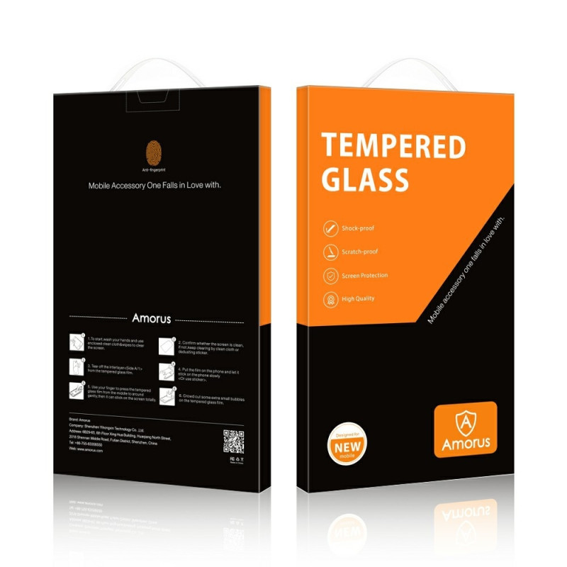 AMORUS til Motorola Moto G17 Power 4G / G17 4G / G15 4G / G15 Power Skærmbeskyttelsesglas