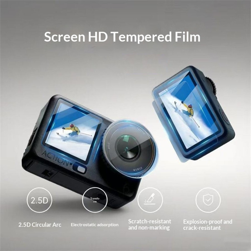 54-i-1 tilbehør til DJI Osmo Action 6 actionkamera. Masser af gode ting.