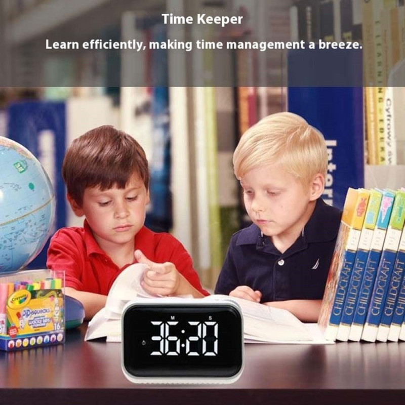 Large digital clock with alarm and kitchen timer, countdown clock