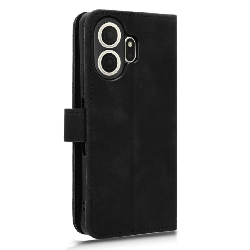 Til TCL NxtPaper 70 Pro 5G Mobilcover med Pung og Stander Skin Feel Sort