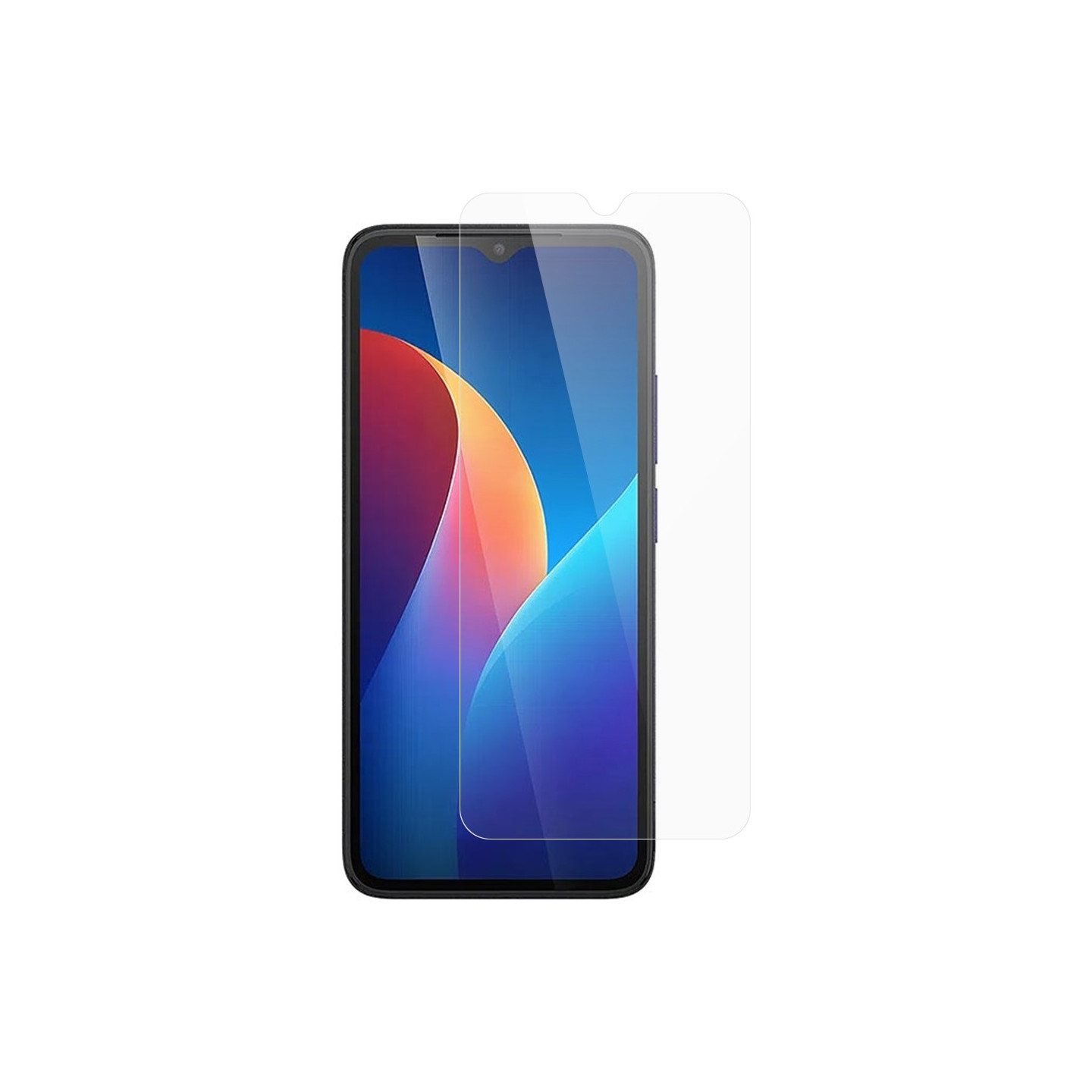 Til TCL K70 SE 4G Skærmbeskytter i Hærdet Glas 0.3mm Transparent