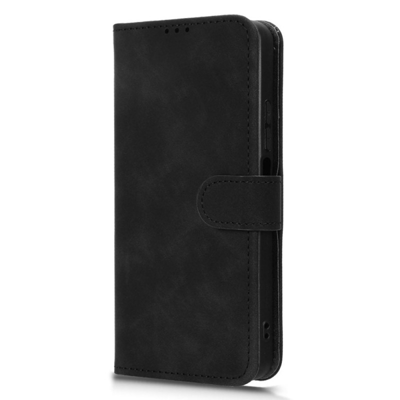 Til TCL K70 SE 4G Mobildeksel med Lommebok og Stativ Skin Feel Svart
