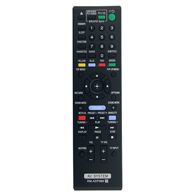 Kaukosäätimen vaihto Sony DVD-vahvistimelle RM-ADP069