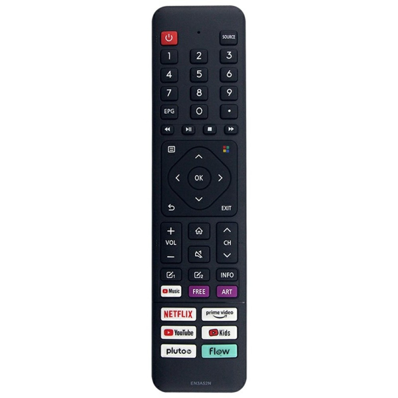 Udskiftning af fjernbetjening EN3A52N Til Hisense TV
