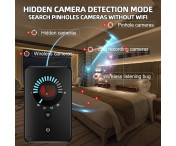 Ultratunt anti-spion RF-signaldetektering Hotell Pinhole kameradetektorkort