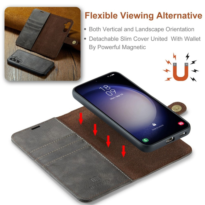 DG.MING for Samsung Galaxy S26 Detachable 2-in-1 Wallet Cover