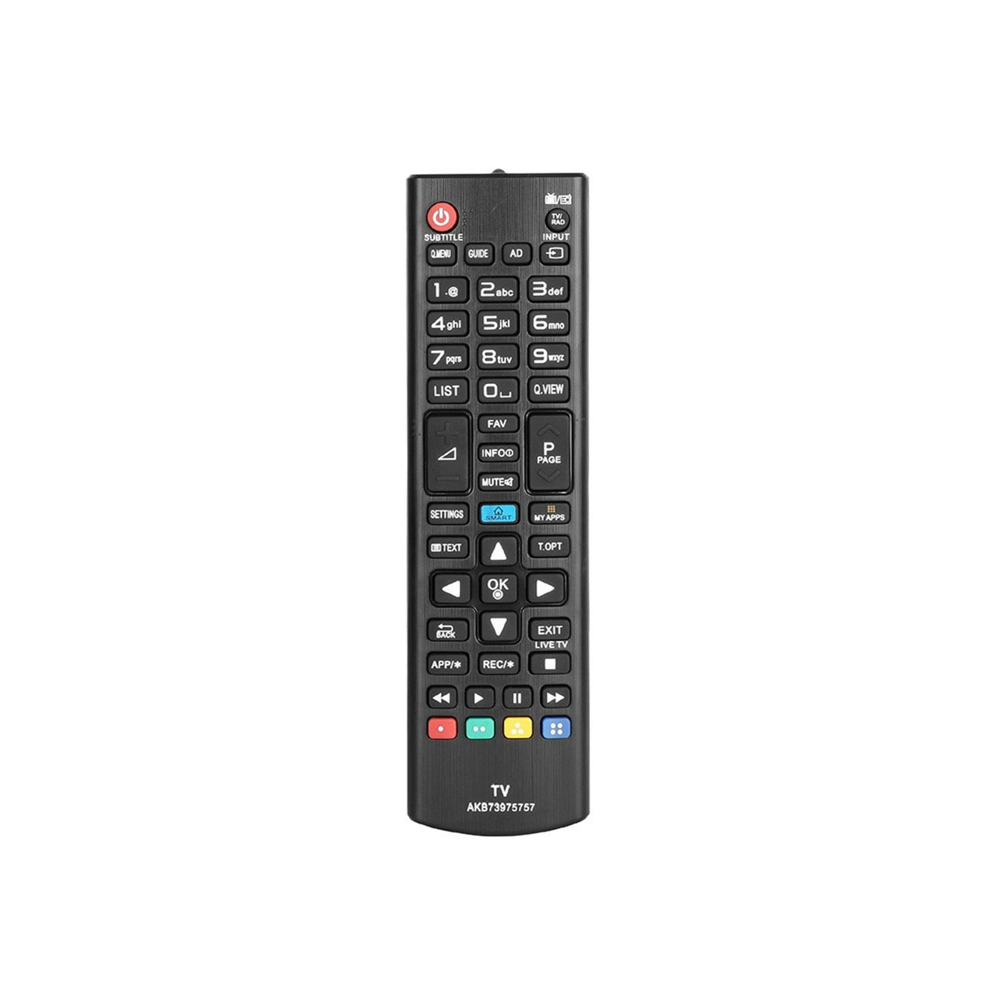 Television kaukosäädin Korvaa AKB73975757 LG TV:lle