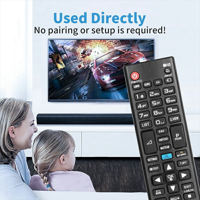 Television kaukosäädin Korvaa AKB73975757 LG TV:lle