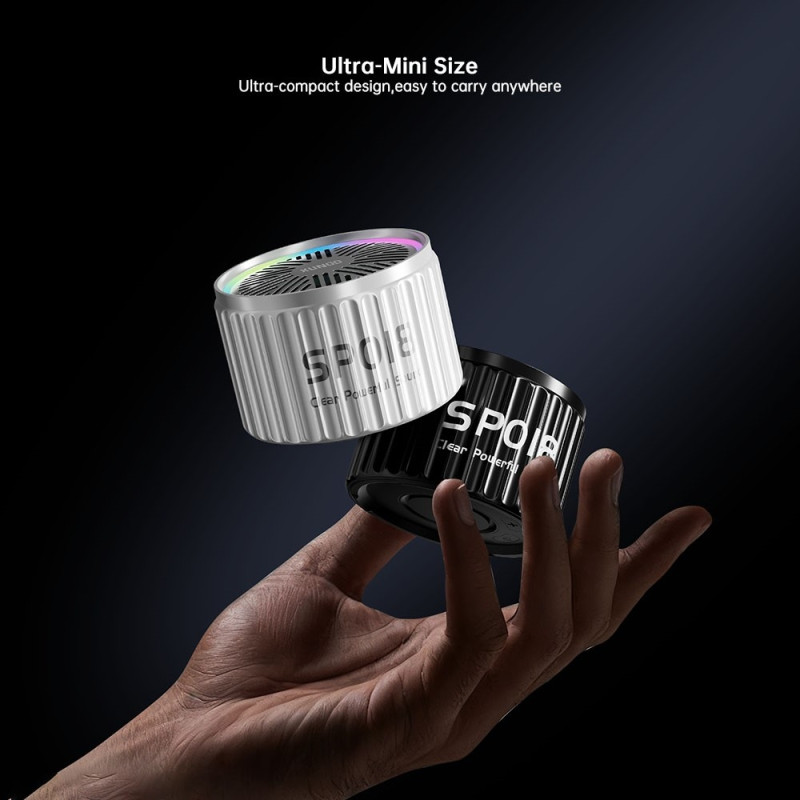 XUNDD Mini Trådløs Højttaler Bluetooth V5.4 TWS Stereo Lydboks Understøtter TF Kort