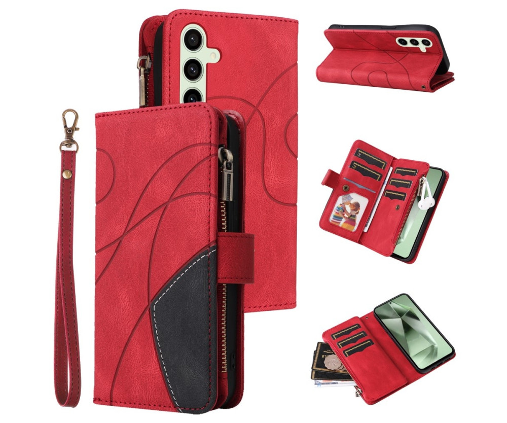 KS Plånboksfodral till Samsung Galaxy S24 FE - Röd